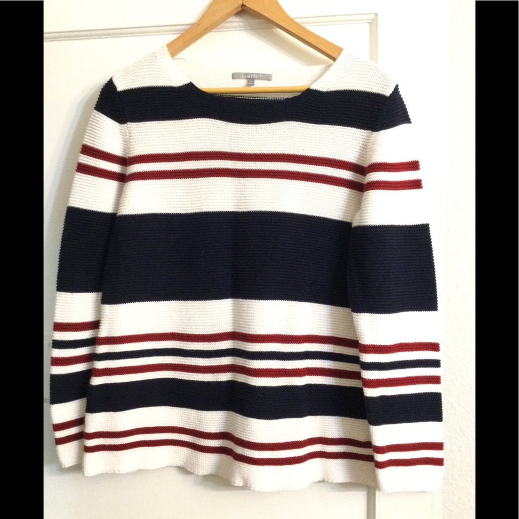 Lemon Tart Ryder Striped White Blue Red